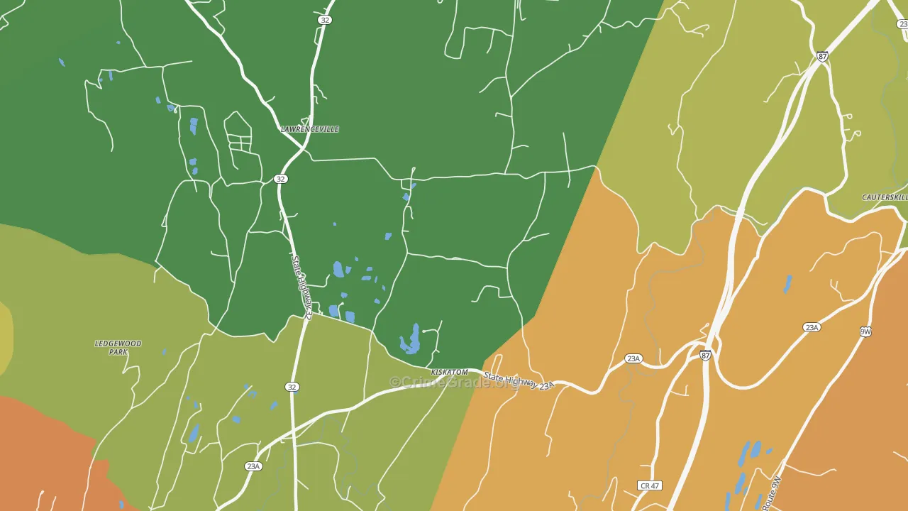 Kiskatom, NY Map of Murder Rates