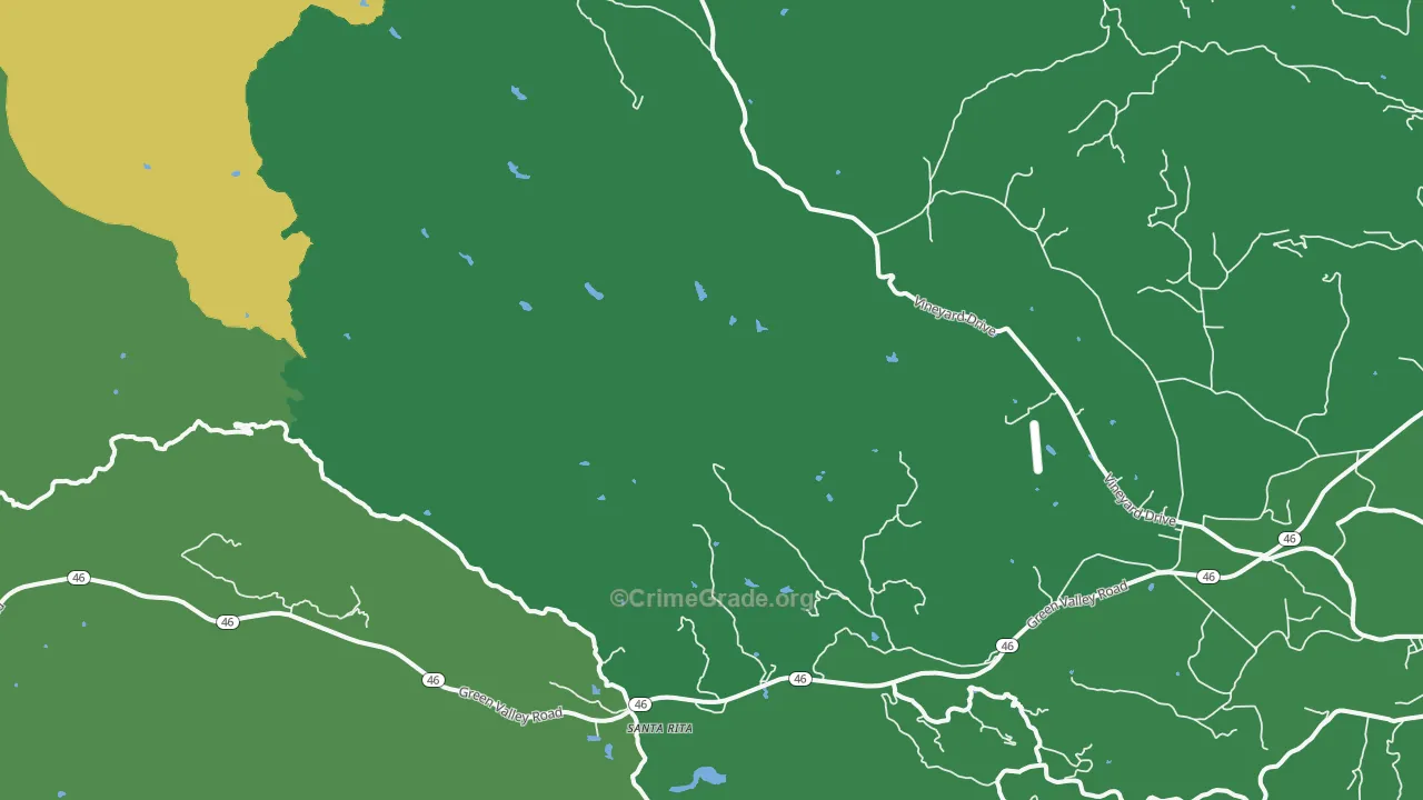 Klau, CA Map of Murder Rates