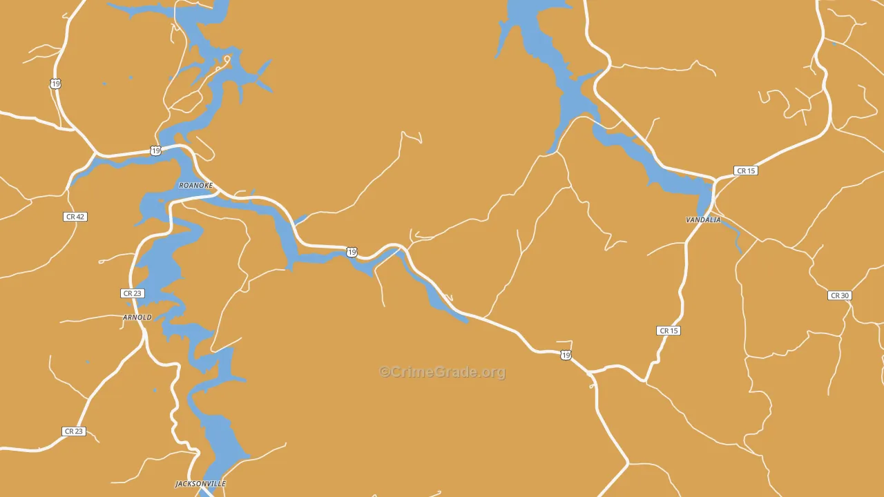 Knawl, WV Map of Murder Rates