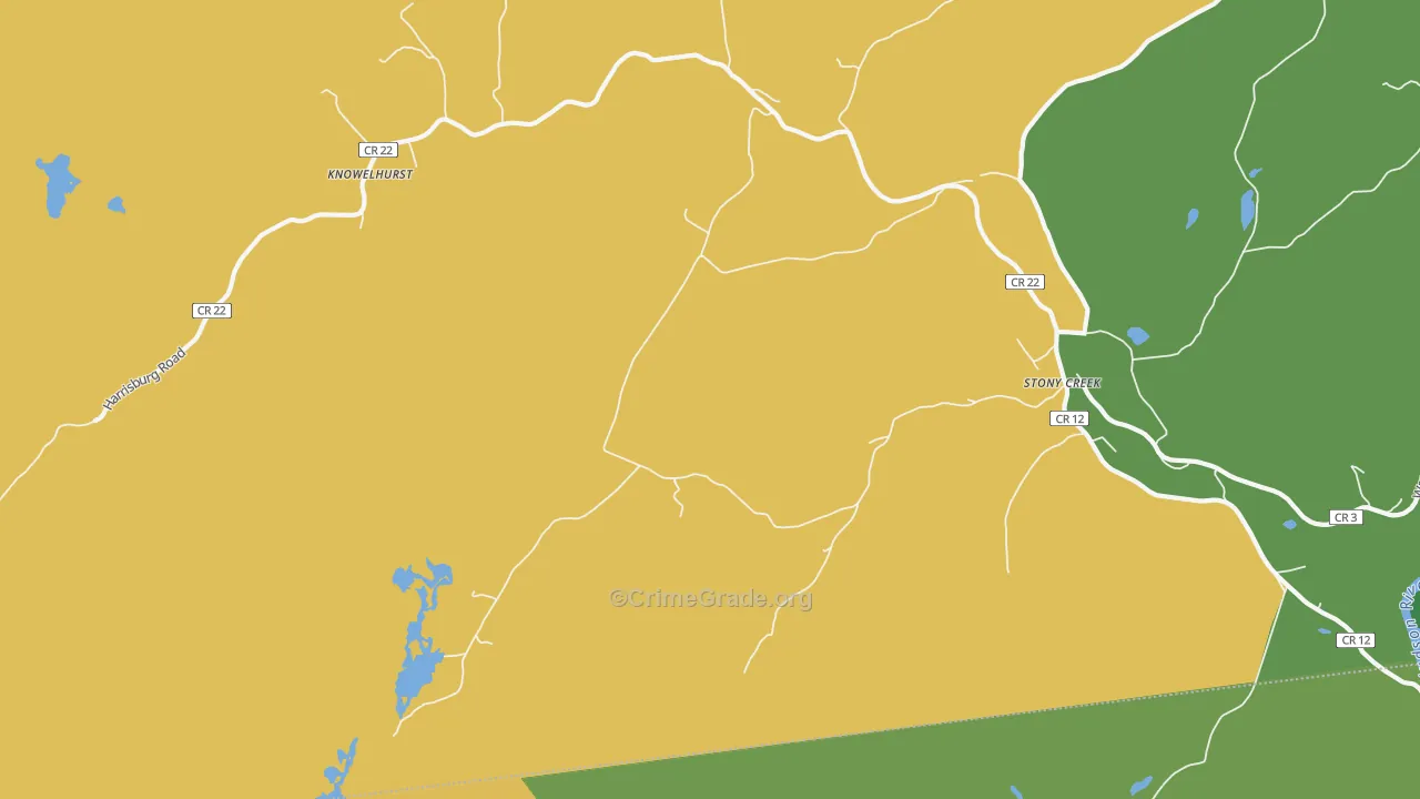 Knowelhurst, NY Map of Murder Rates