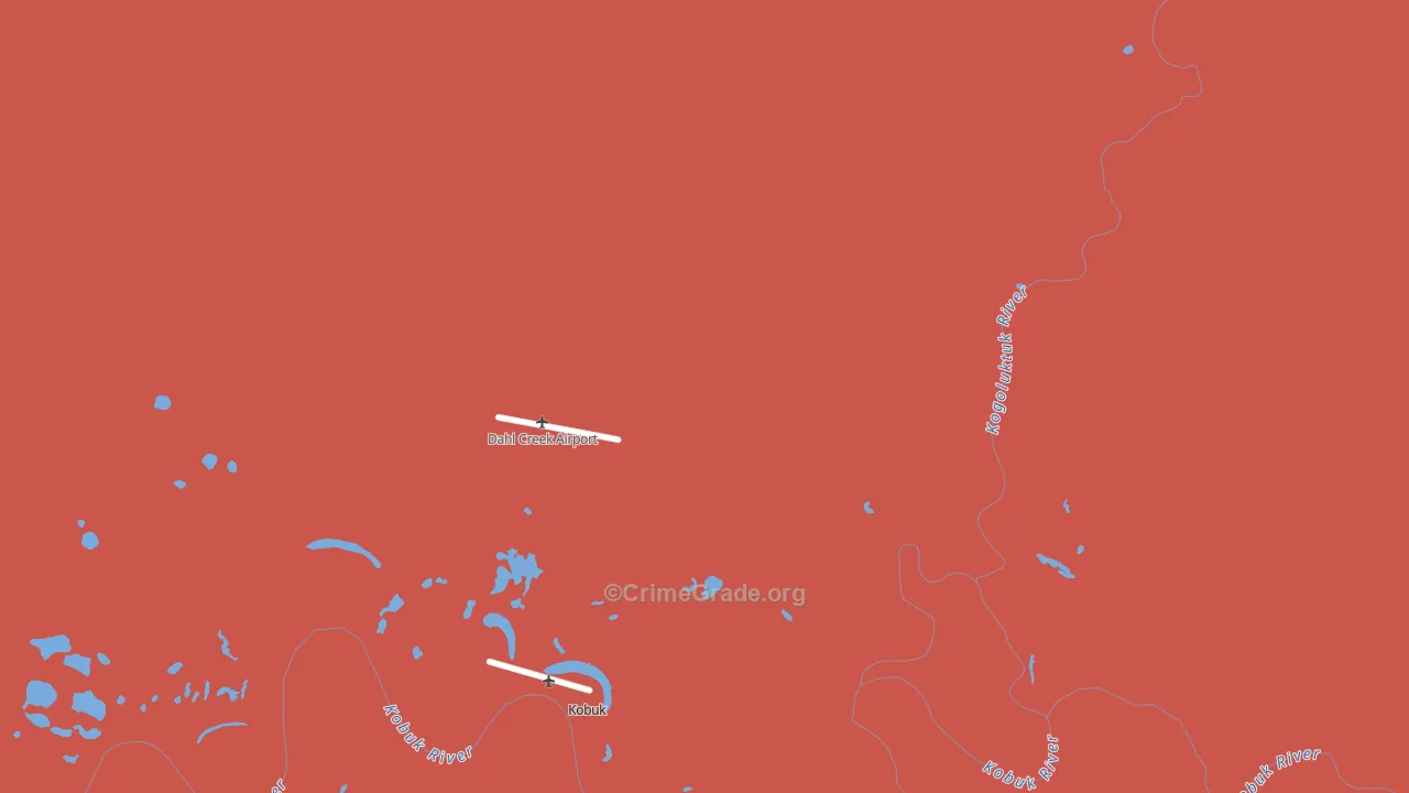 Kobuk, AK Map of Murder Rates