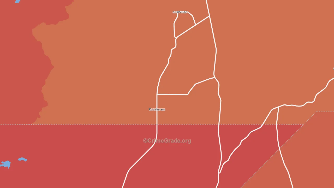 Koosharem, UT Map of Murder Rates