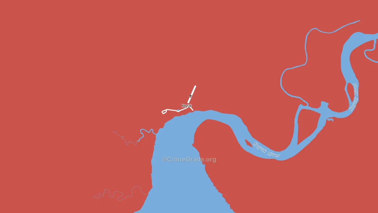 Koyuk, AK Map of Murder Rates
