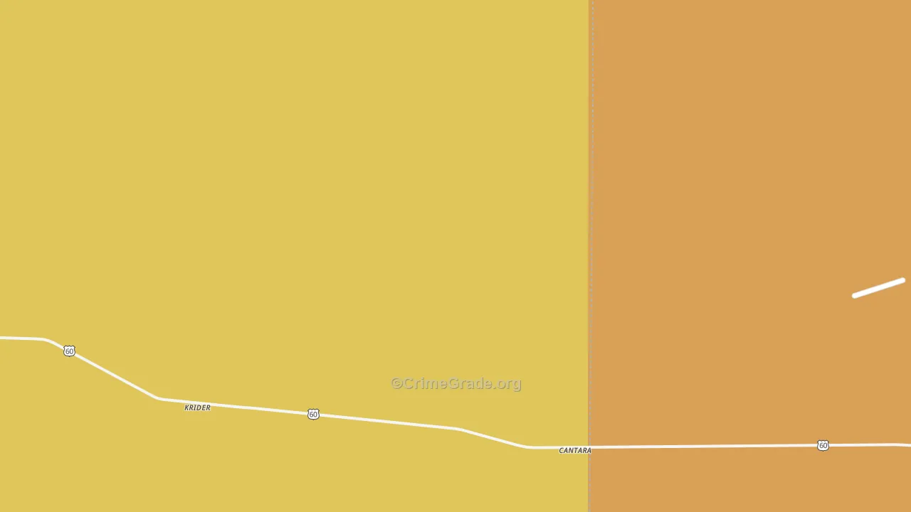 Krider, NM Map of Murder Rates