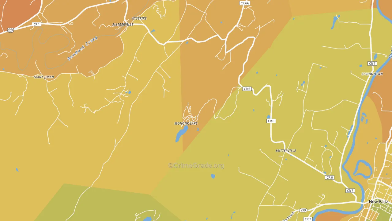 Kyserike, NY Map of Murder Rates