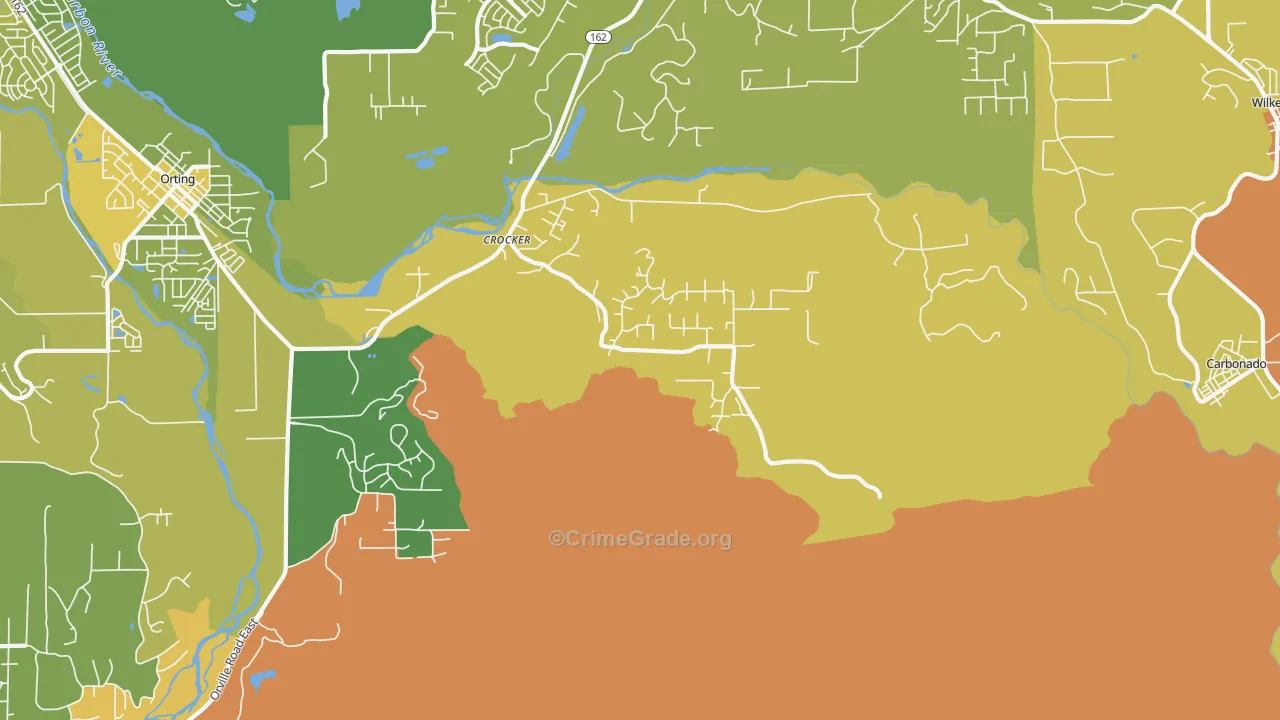 La Grande, WA Map of Murder Rates