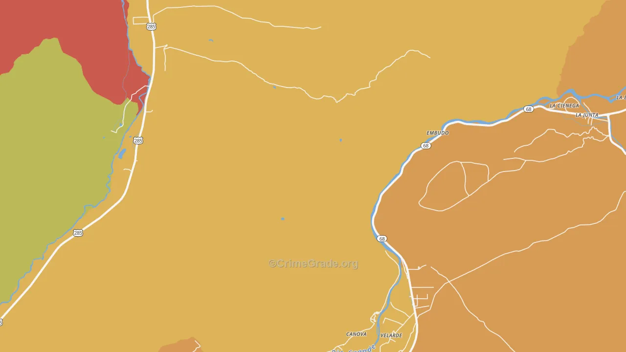 La Junta, NM Map of Murder Rates