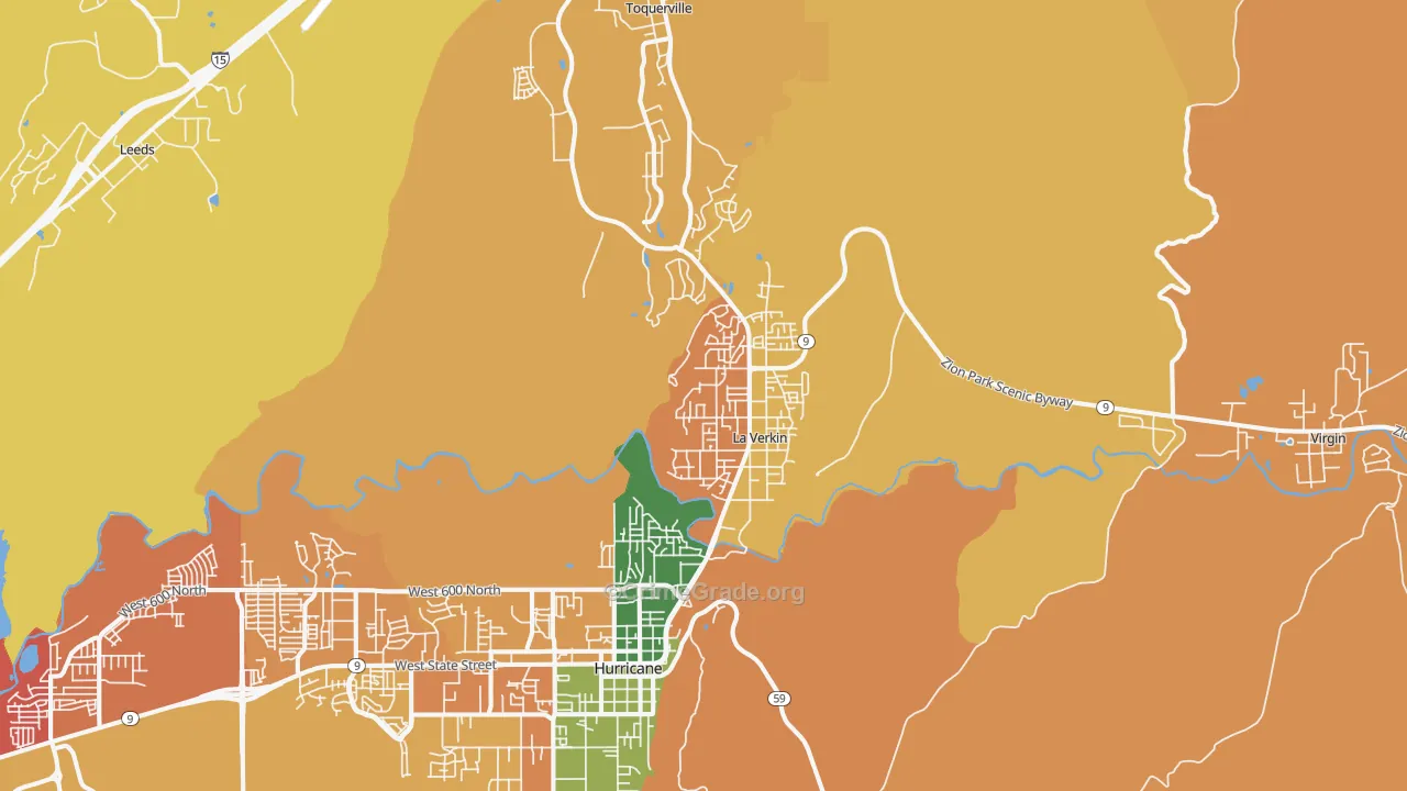 La Verkin, UT Map of Murder Rates