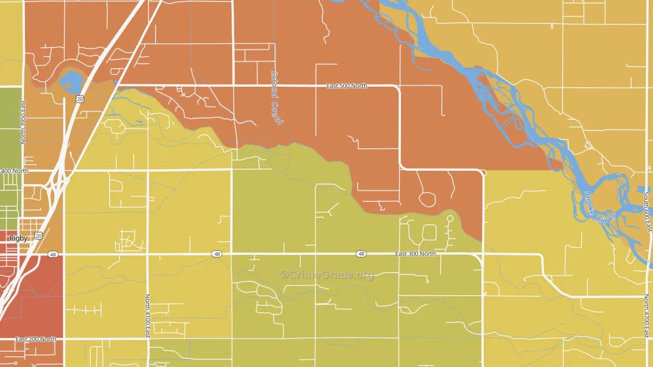 Labelle, ID Map of Murder Rates