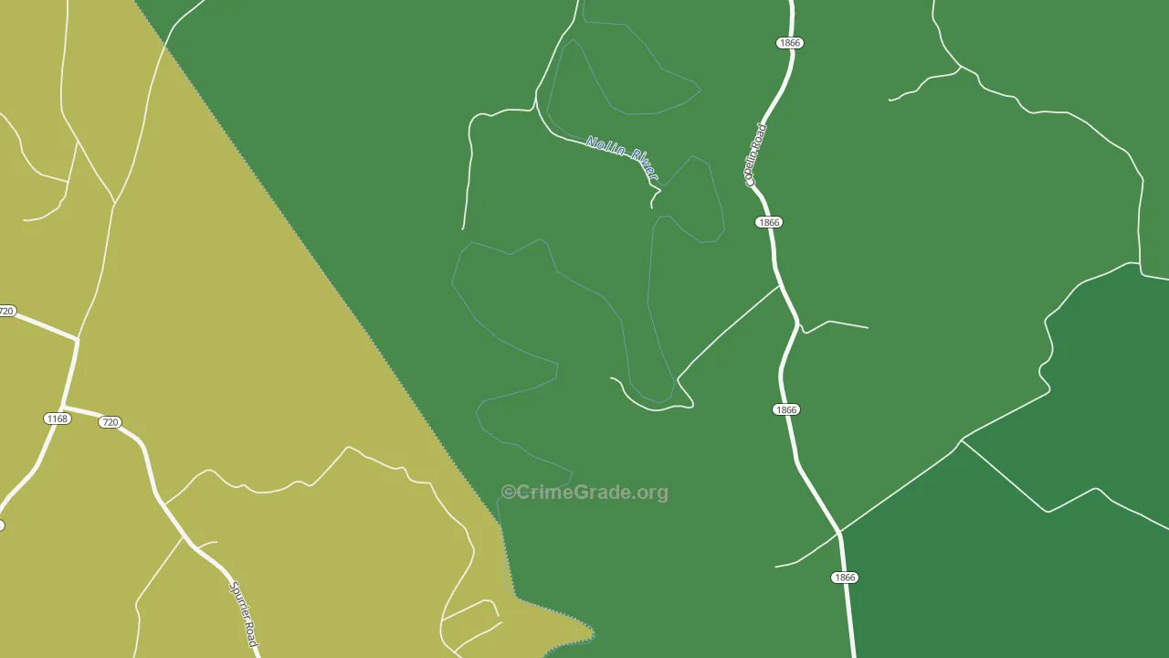 Lacon, KY Map of Murder Rates