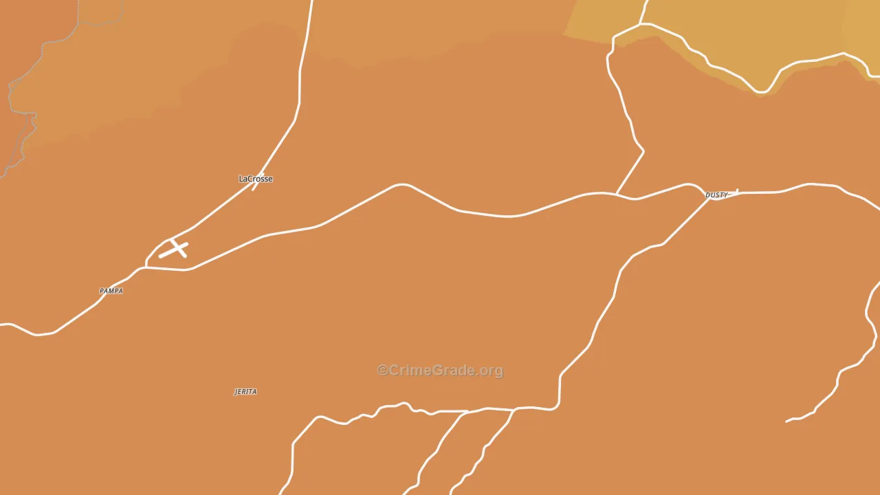 Lacrosse, WA Map of Murder Rates