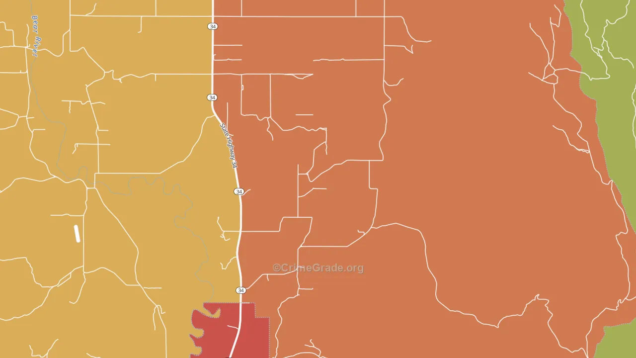 Lago, ID Map of Murder Rates