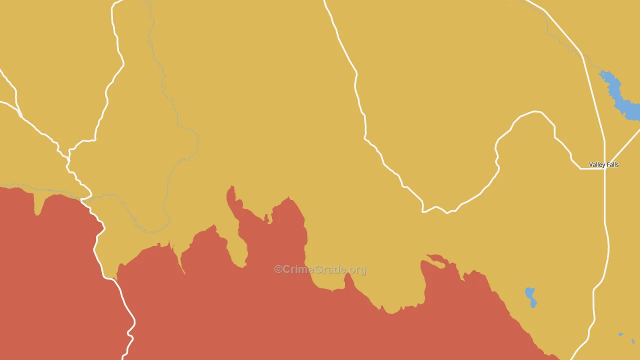 Lake County, OR Map of Murder Rates