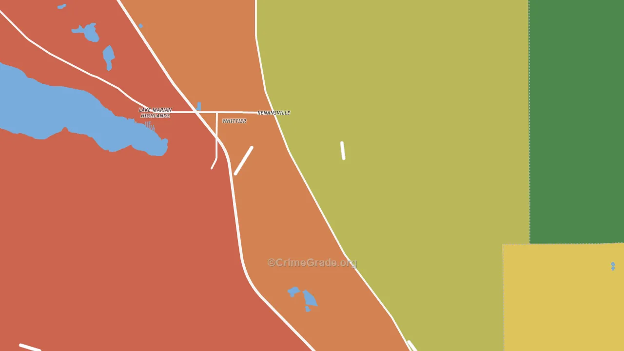 Lake Marian Highlands, FL Map of Murder Rates