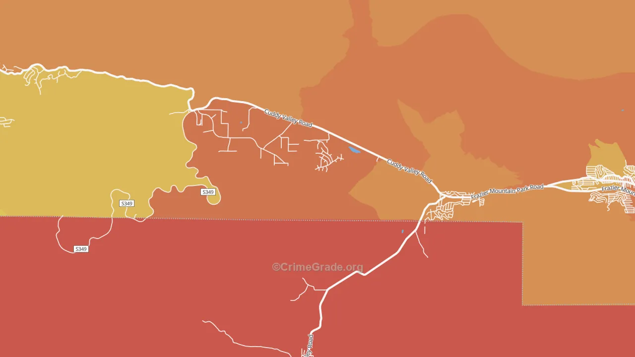 Lake of the Woods, CA Map of Murder Rates