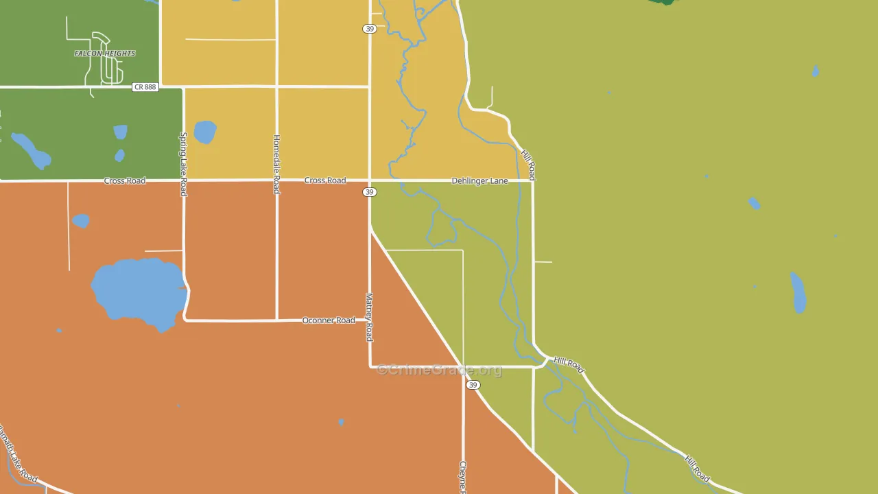 Lake of the Woods, OR Map of Murder Rates