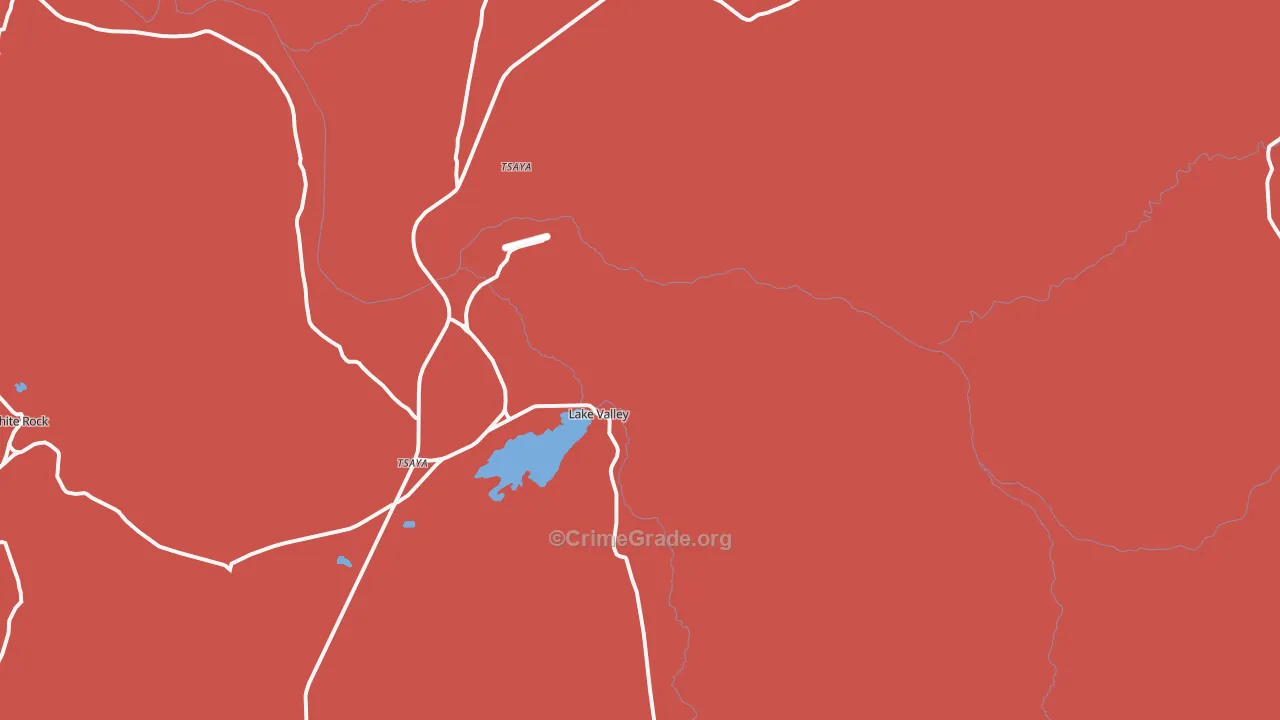 Lake Valley, NM Map of Murder Rates