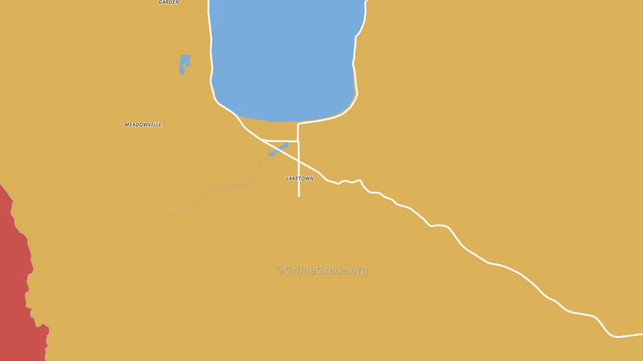 Laketown, UT Map of Murder Rates