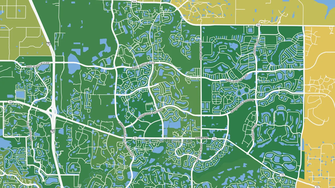 Lakewood Ranch, Bradenton, FL Map of Murder Rates