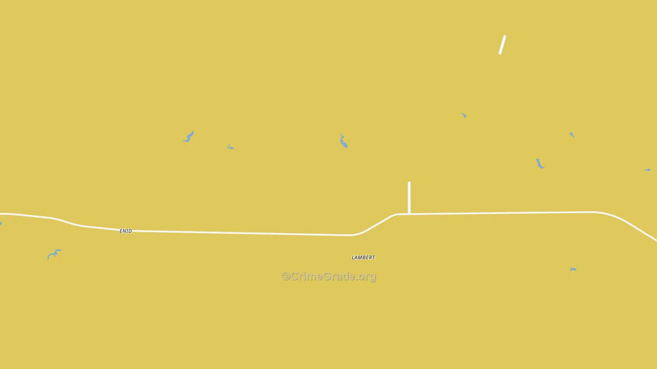 Lambert, MT Map of Murder Rates