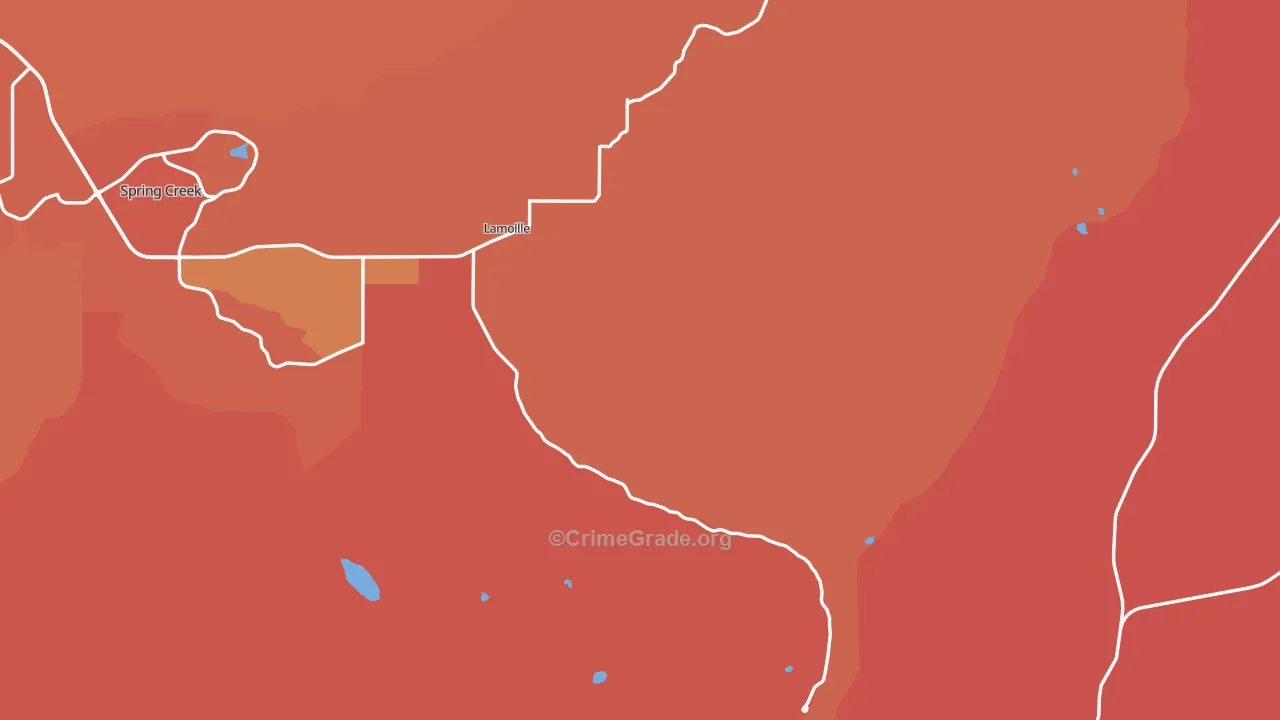Lamoille, NV Map of Murder Rates