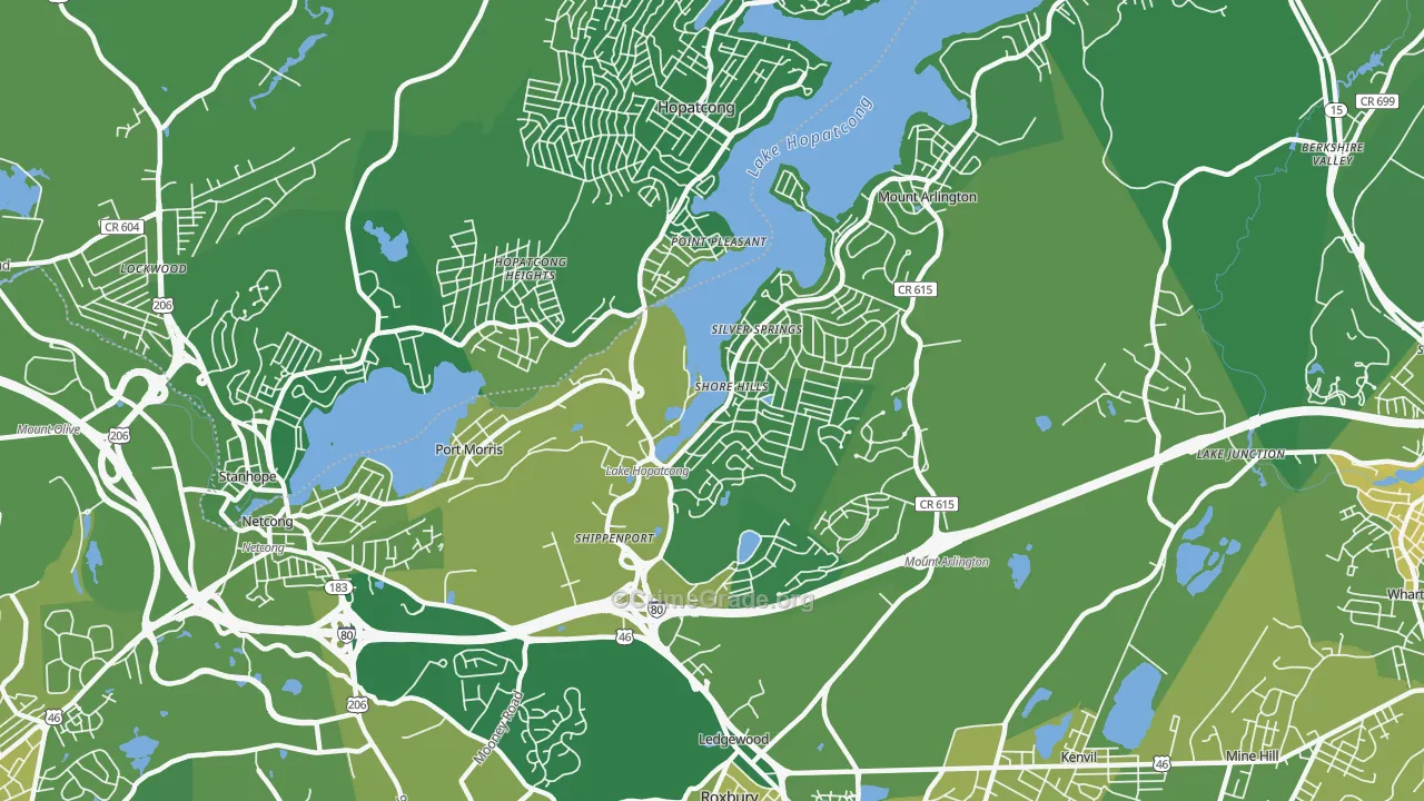 Landing, NJ Map of Murder Rates