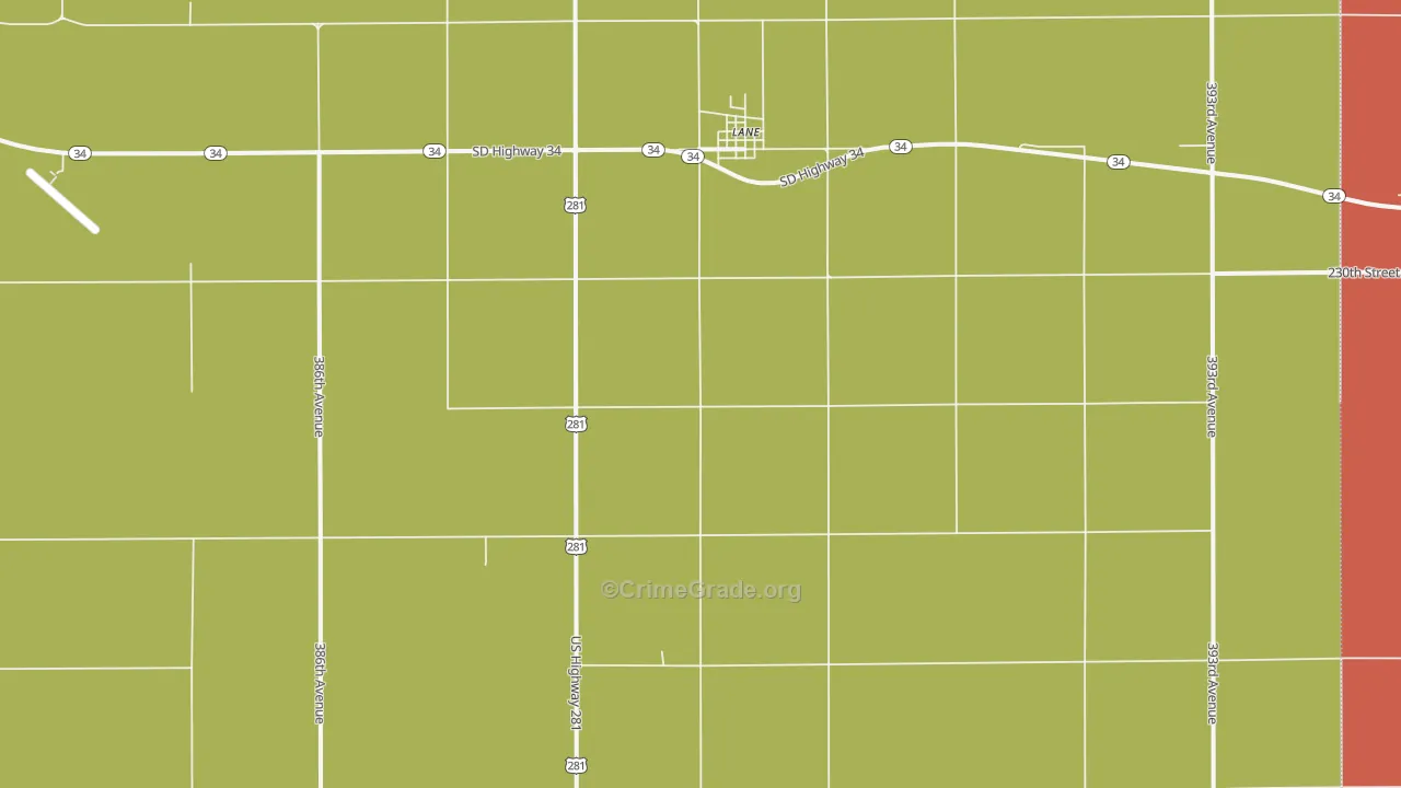 Lane, SD Map of Murder Rates