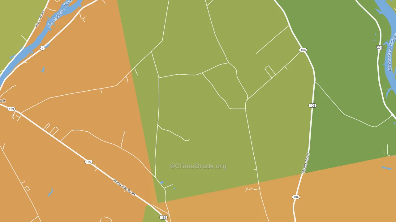 Larone, ME Map of Murder Rates