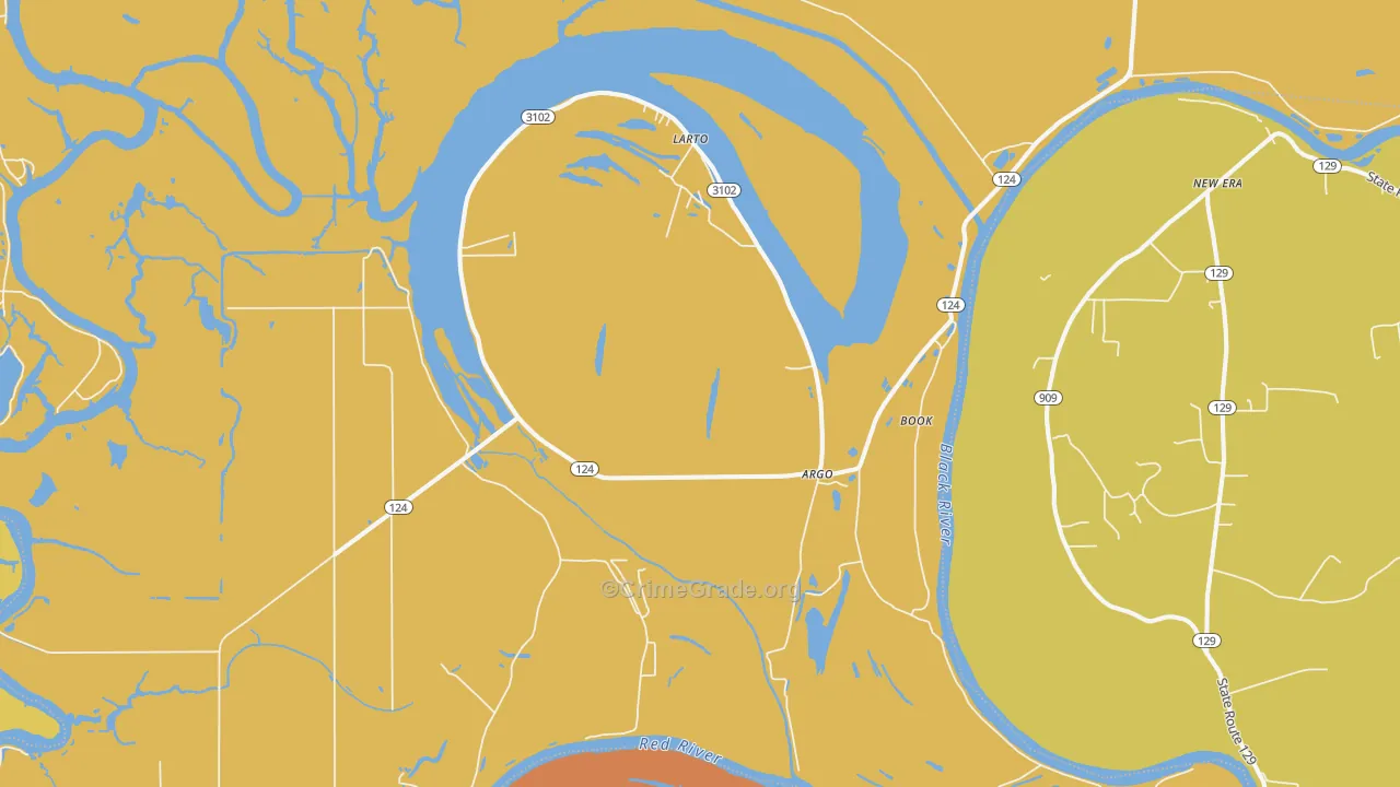 Larto, LA Map of Murder Rates