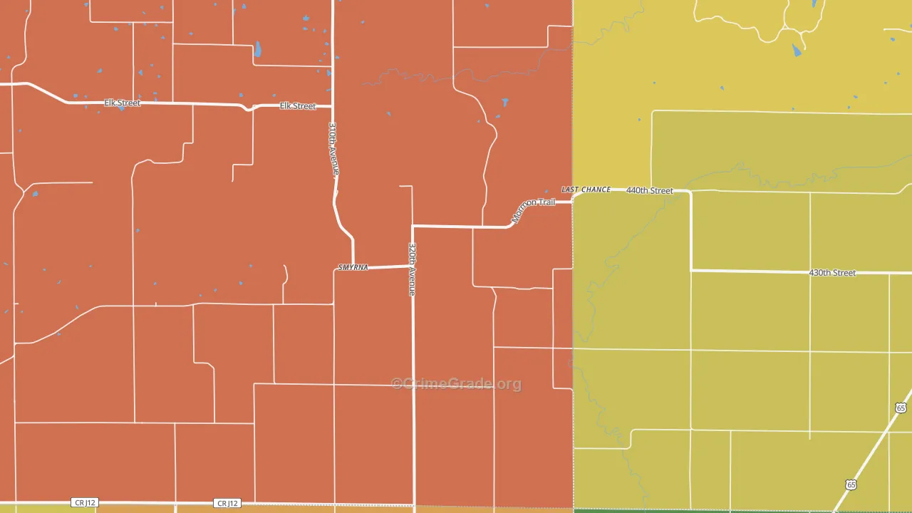 Last Chance, IA Map of Murder Rates