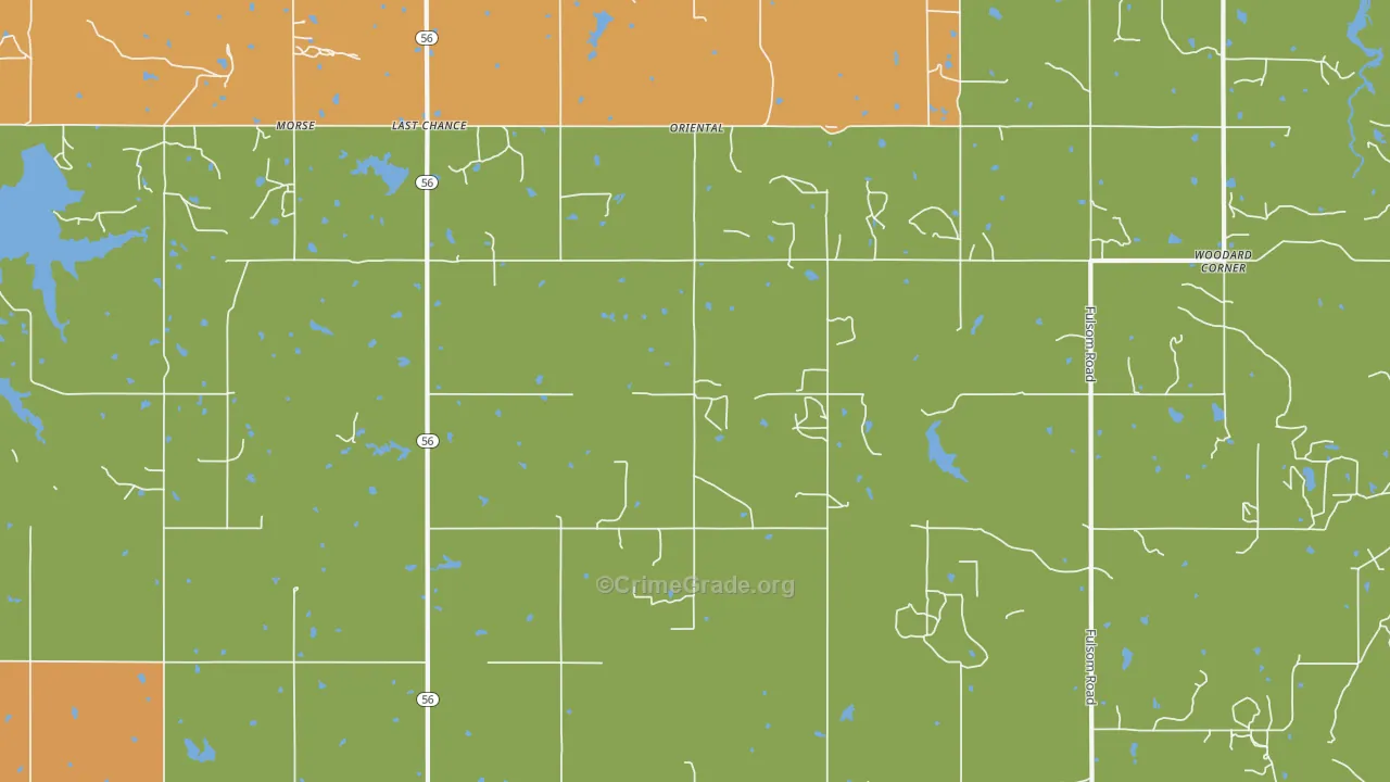Last Chance, OK Map of Murder Rates