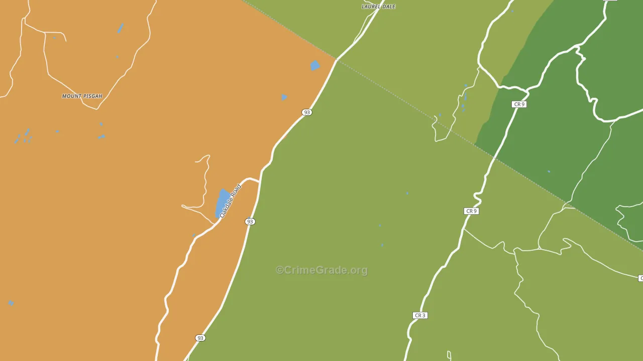 Laurel Dale, WV Map of Murder Rates