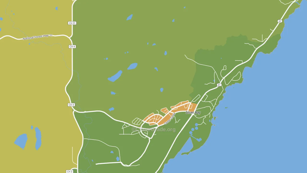 Lax Lake, MN Map of Murder Rates