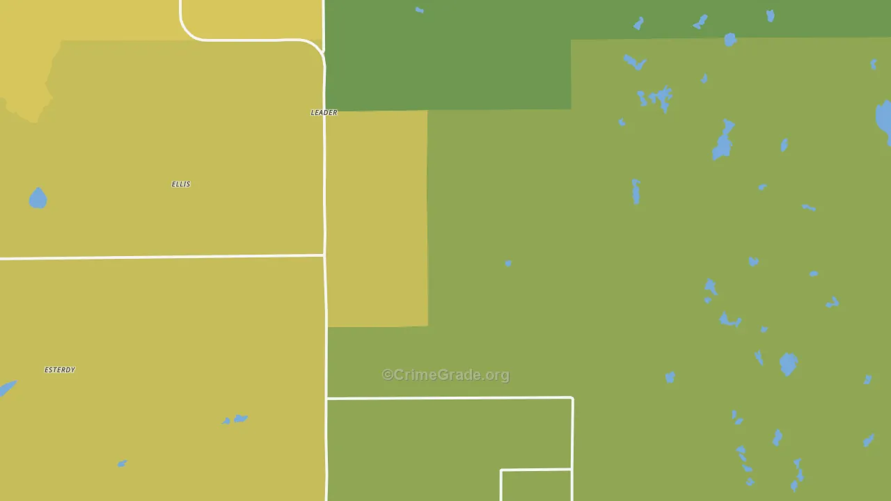 Leader, MN Map of Murder Rates