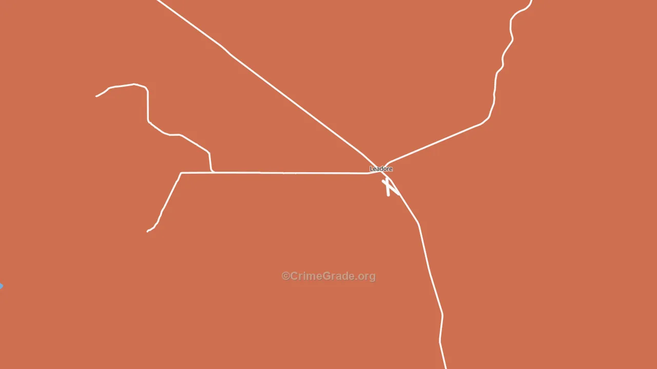 Leadore, ID Map of Murder Rates