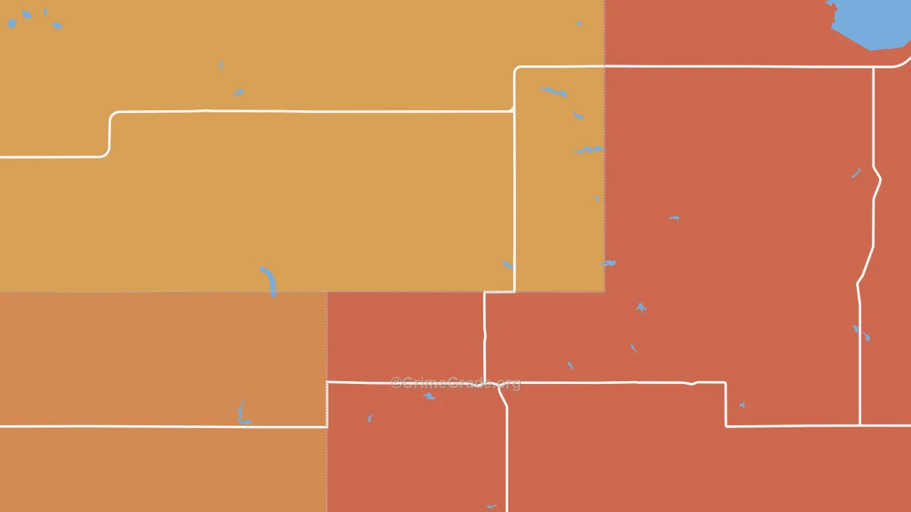 Ledger, MT Map of Murder Rates