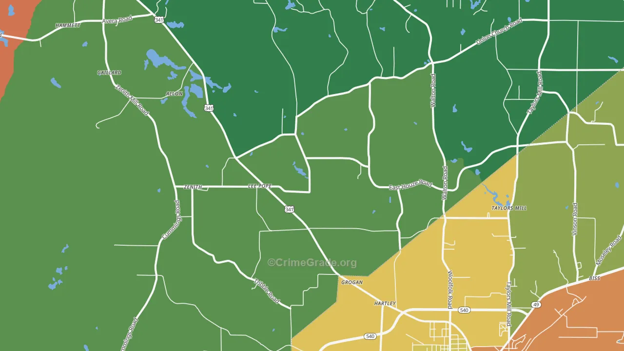 Lee Pope, GA Map of Murder Rates