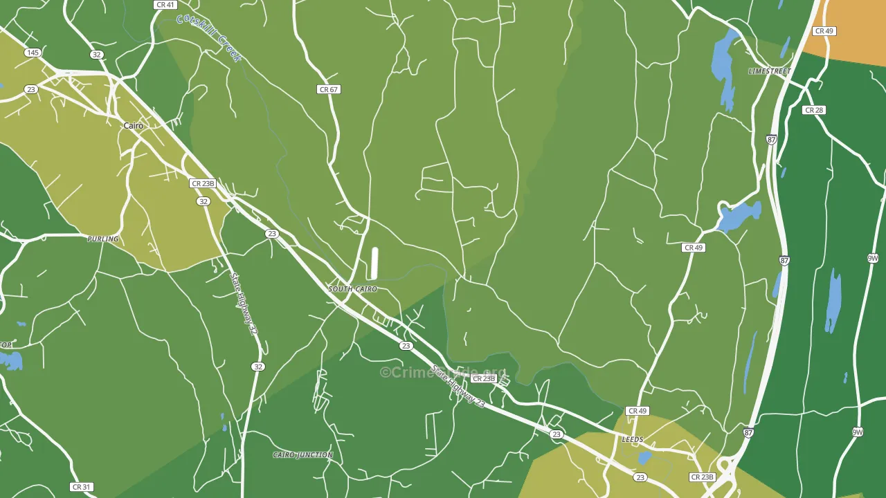 Leeds, NY Map of Murder Rates