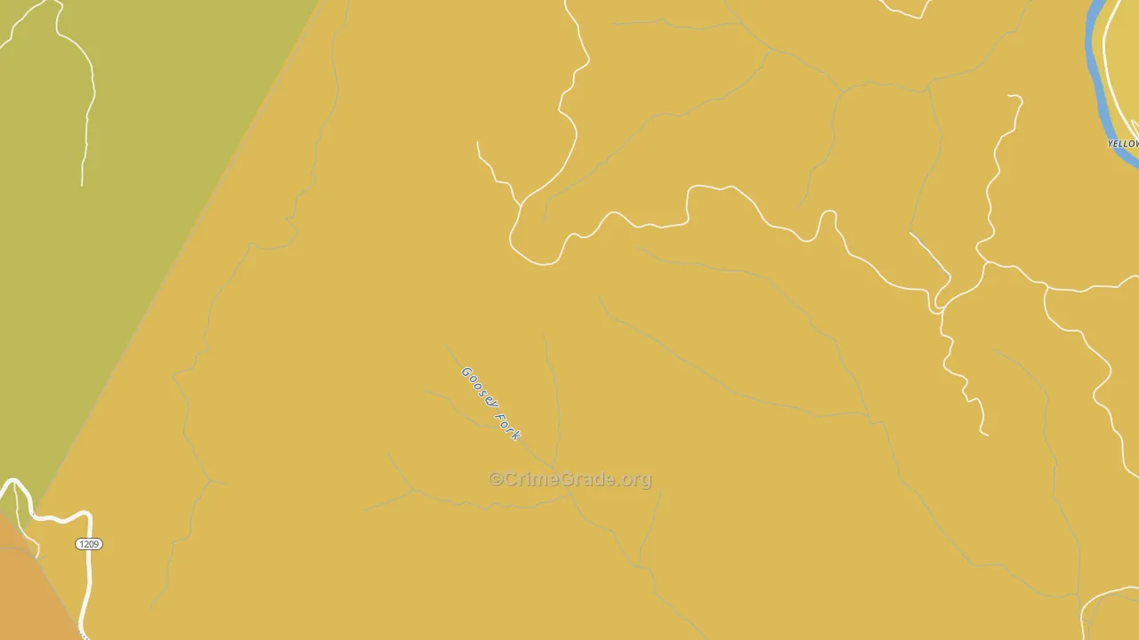 Leighton, KY Map of Murder Rates
