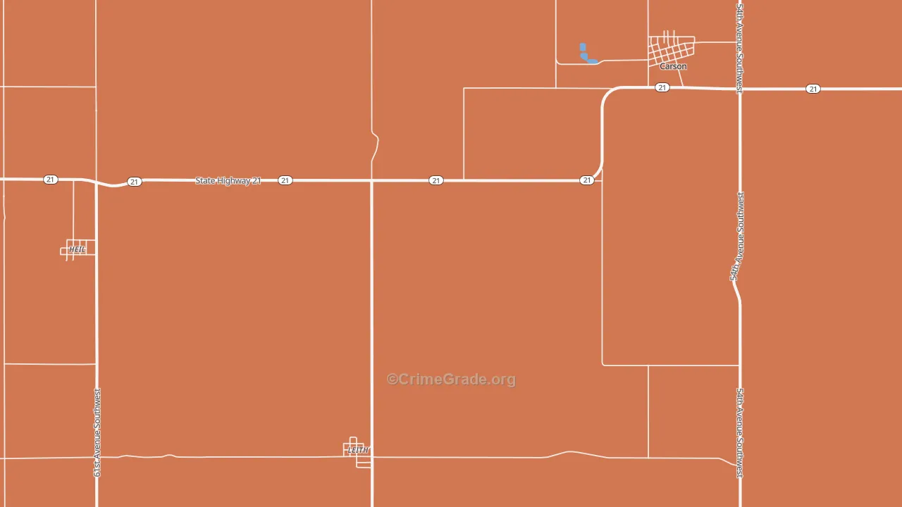 Leith, ND Map of Murder Rates