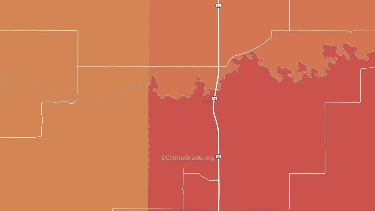 Lemmon, ND Map of Murder Rates