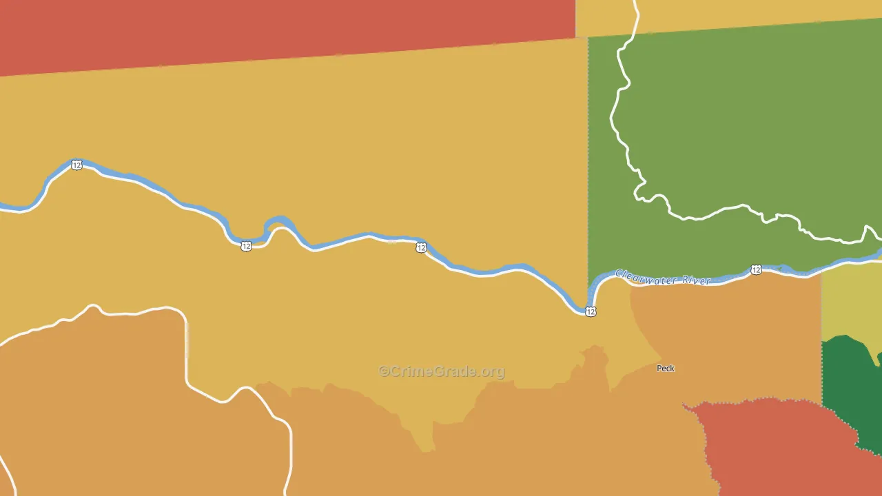 Lenore, ID Map of Murder Rates