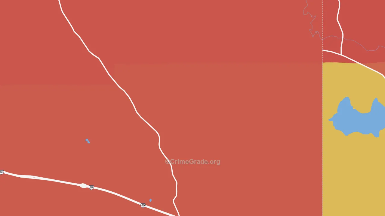 Leupp Corner, AZ Map of Murder Rates