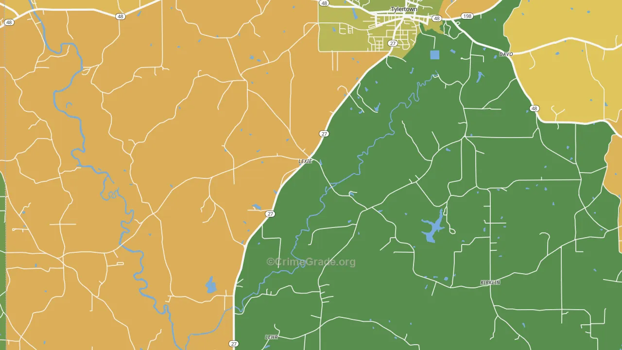 Lexie, MS Map of Murder Rates