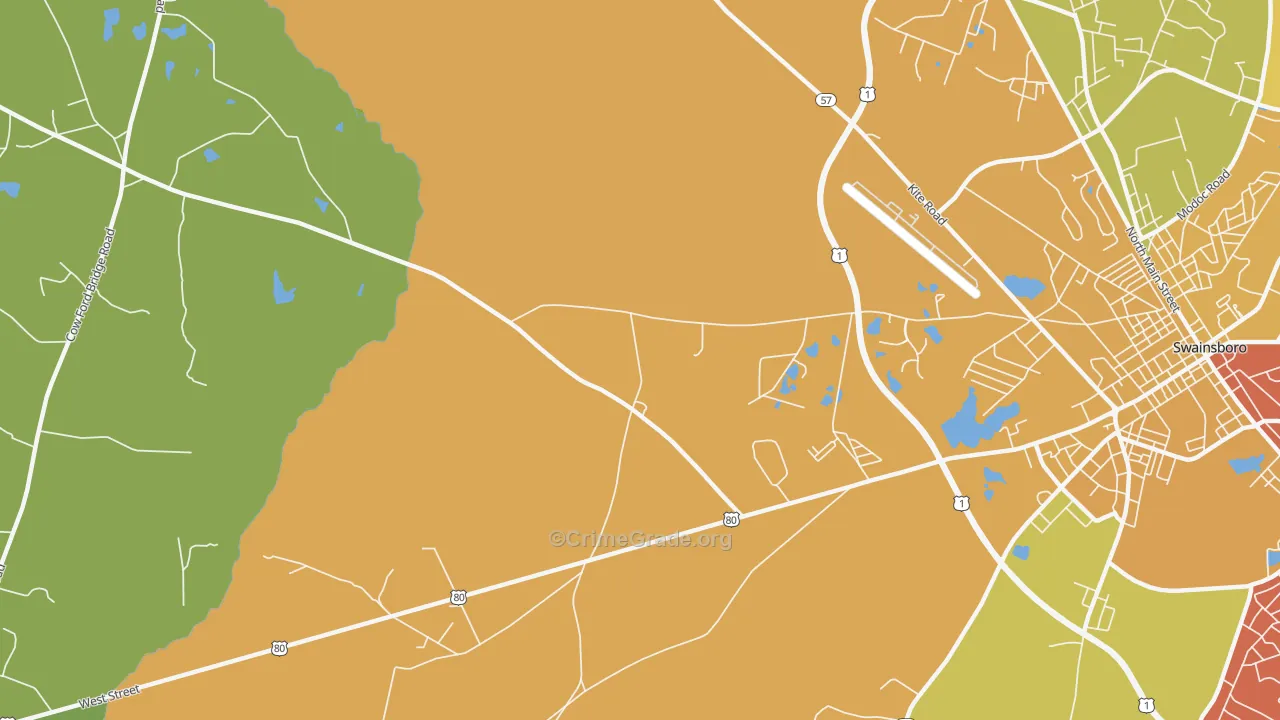 Lexsy, GA Map of Murder Rates