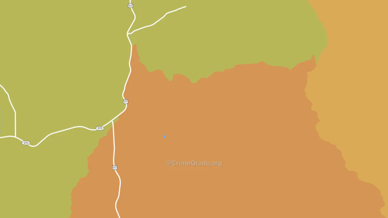 Liberty, WA Map of Murder Rates