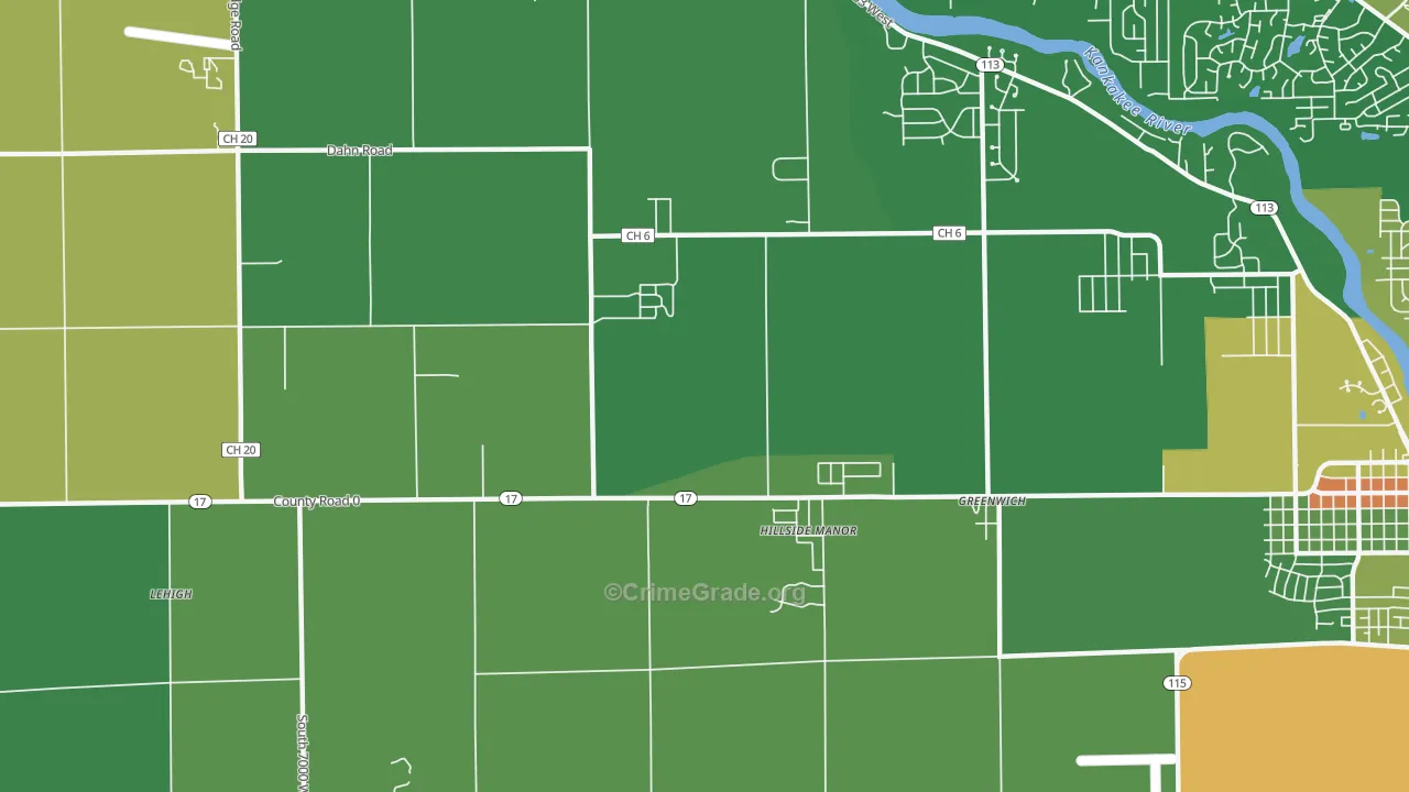 Limestone, IL Map of Murder Rates