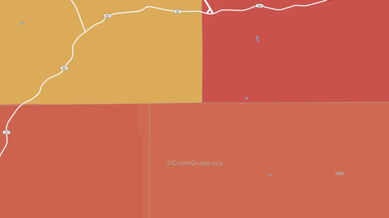 Linch, WY Map of Murder Rates