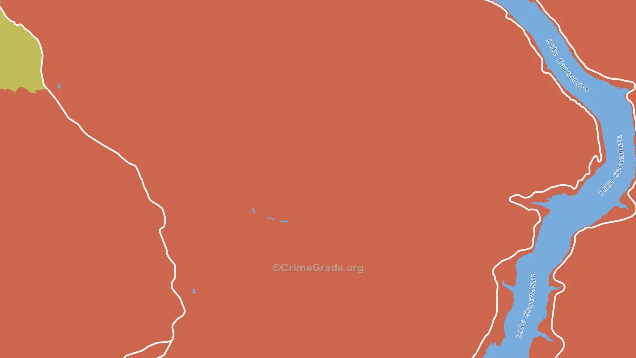 Lincoln County, MT Map of Murder Rates