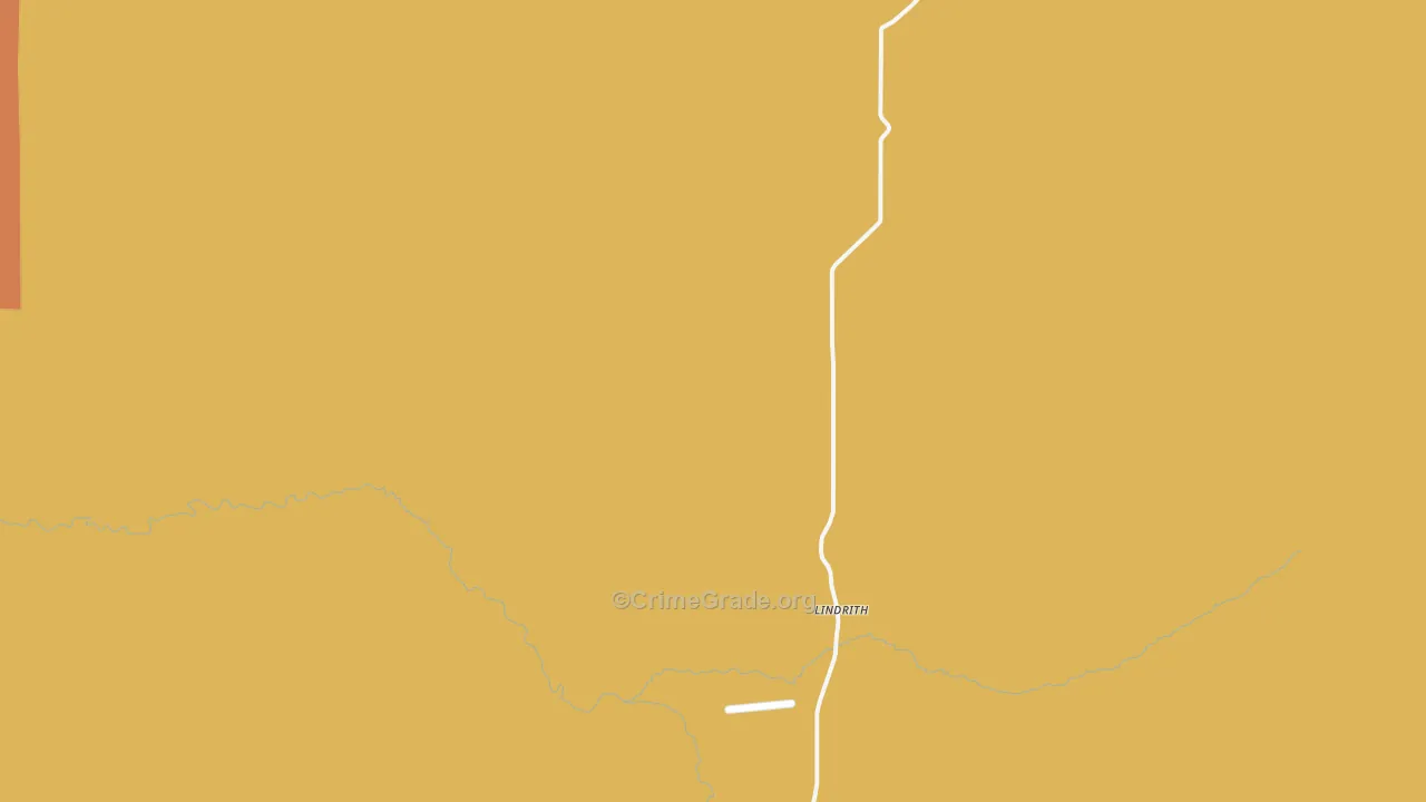Lindrith, NM Map of Murder Rates
